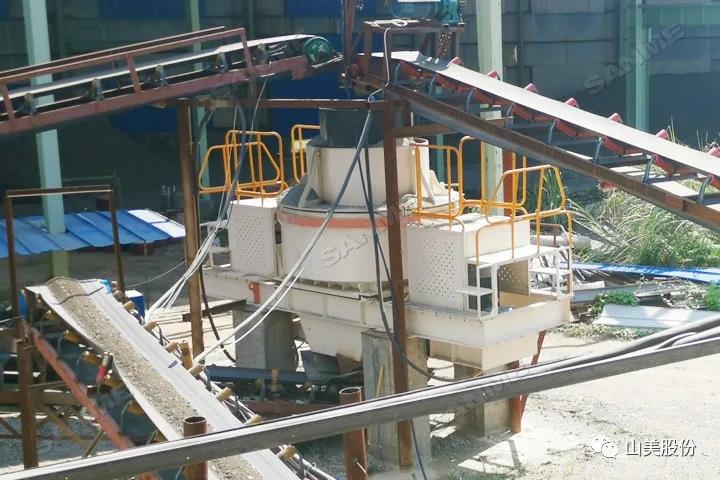 上海山美股份高性能制砂機助力華潤水泥(貴港)年產240萬噸機制砂項目