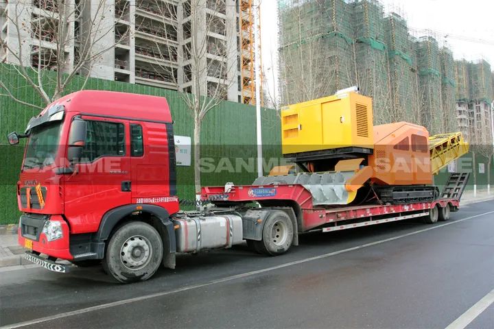 顛覆傳統裝車方式，山美履帶式取料機助您實現降本增效、節能減排！