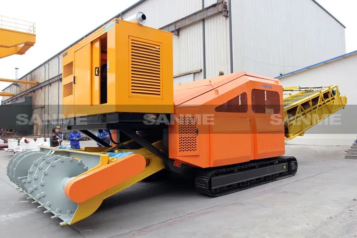 顛覆傳統裝車方式，山美履帶式取料機助您實現降本增效、節能減排！