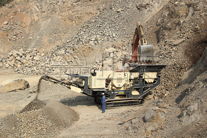 履帶式顎式移動破碎站專破堅硬、強磨蝕性物料