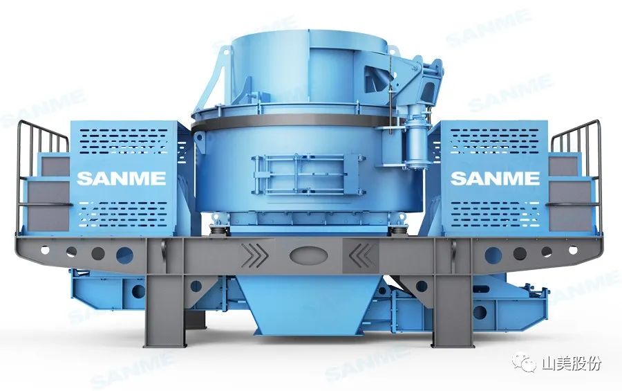 砂石協會報道！上海山美大進料、大產量立式沖擊破碎機（制砂機）成功用于東方希望骨料生產線升級改造項目！