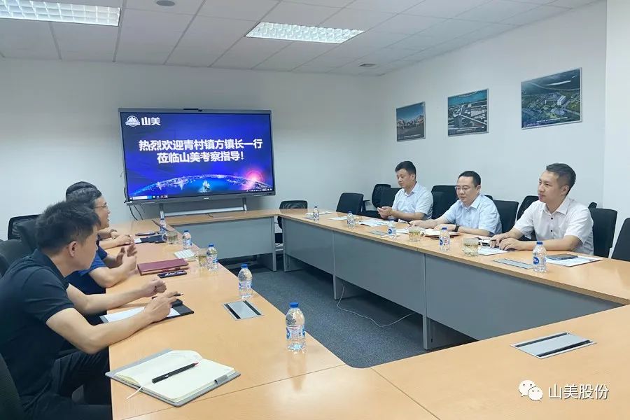 上海市奉賢區青村鎮黨委副書記、鎮長方偉一行蒞臨上海山美股份考察調研