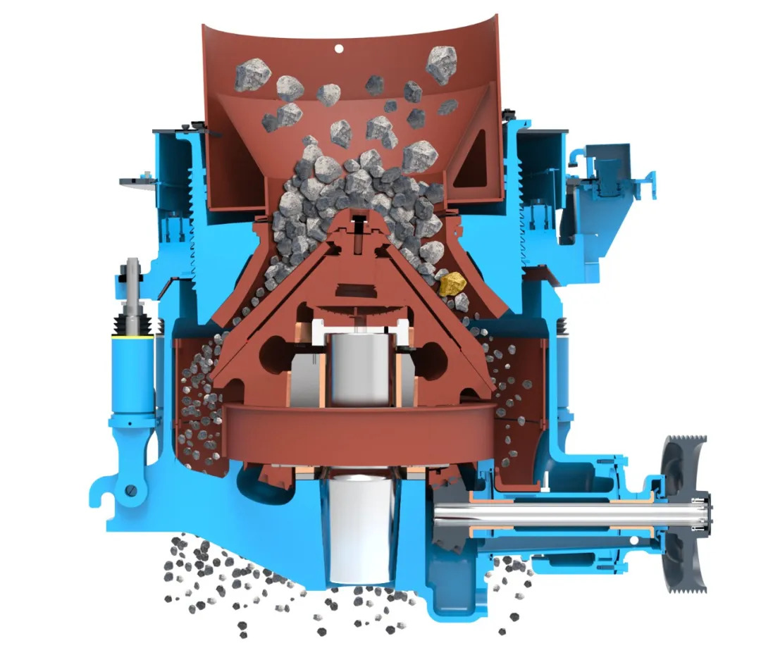 硬巖破碎新突破|山美E-SMS歐星系列液壓圓錐破碎機實現效能躍升